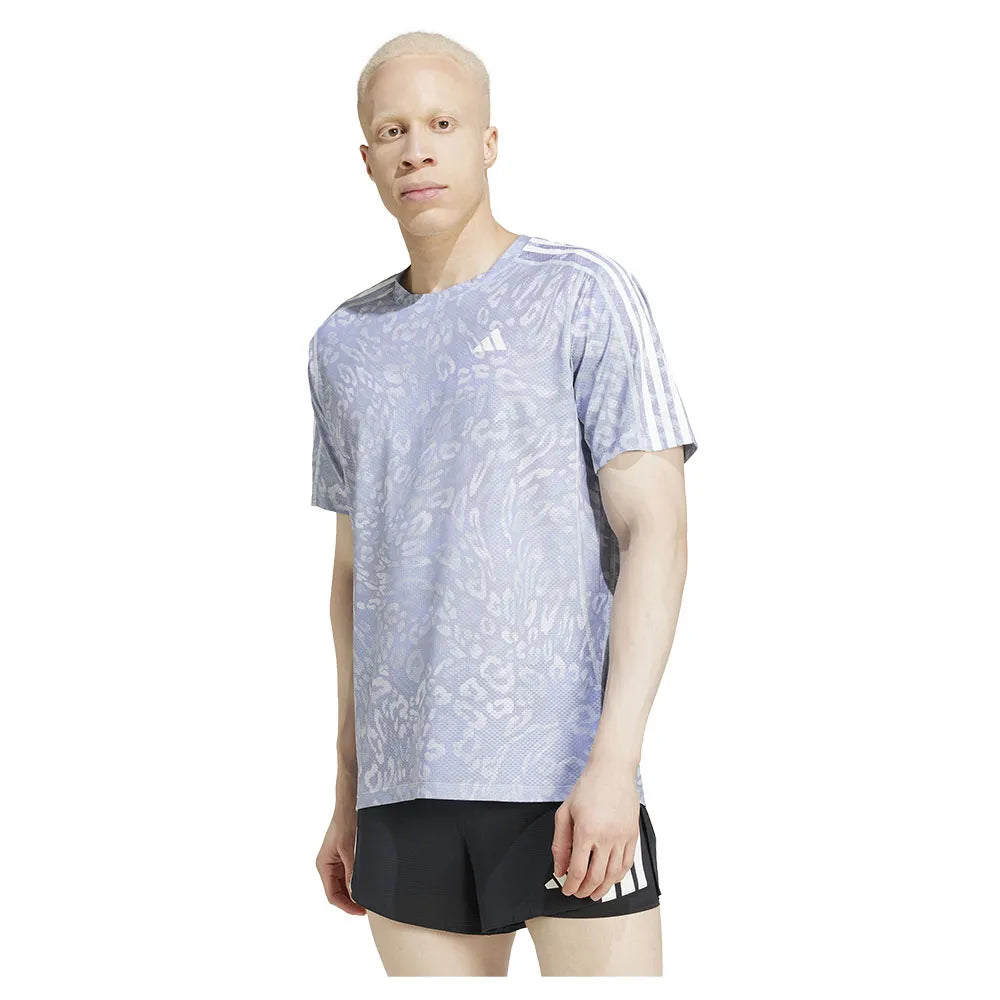 adidas Own The Run Climacool 3 Stripes short sleeve T-shirt