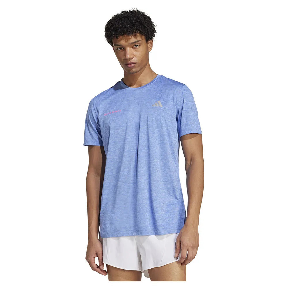 adidas Own The Run Melange short sleeve T-shirt