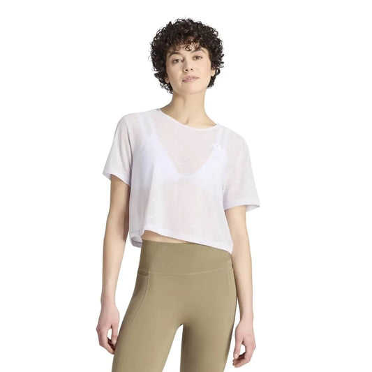 adidas Primelift Essentials Workout Boxy Mesh short sleeve T-shirt