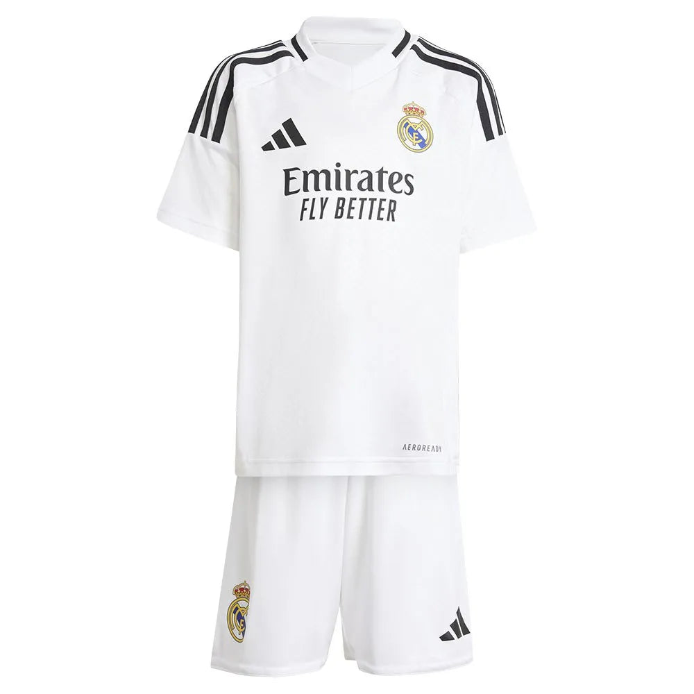 adidas Real Madrid 24/25 home short sleeve Junior Set