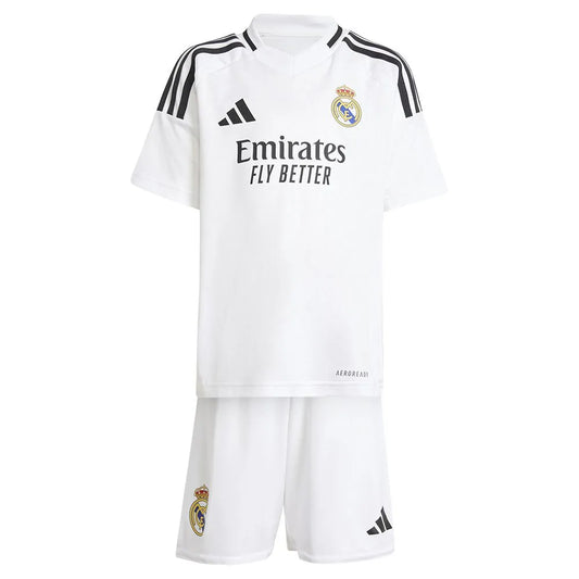 adidas Real Madrid 24/25 home short sleeve Junior Set