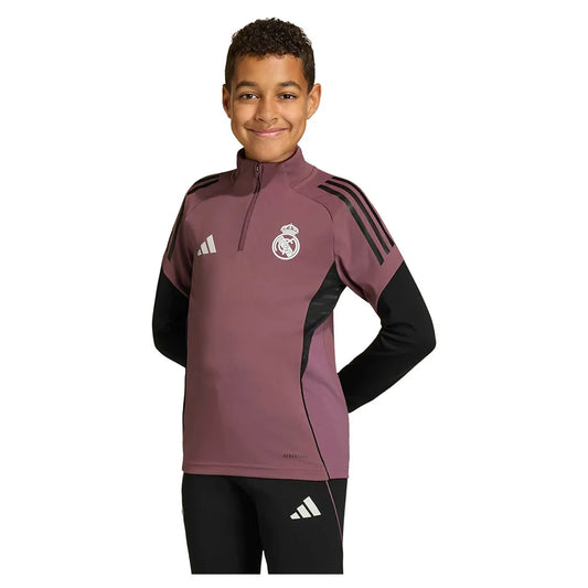 adidas Real Madrid 25/26 Tiro Competition training junior half zip sweatshirt