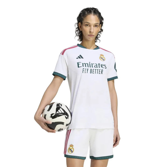 adidas Real Madrid 26/27 Authentic Jersey home Woman Short Sleeve T-Shirt