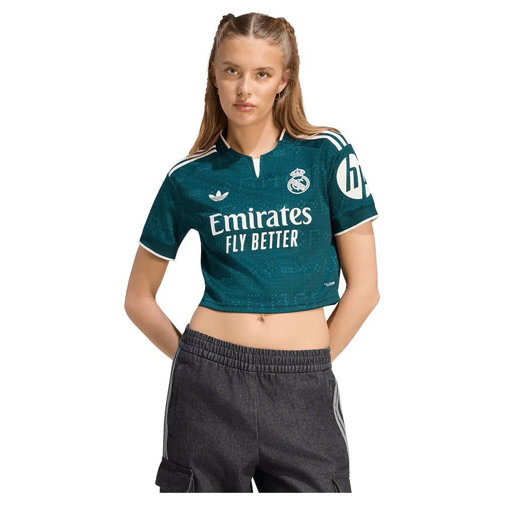 adidas Real Madrid 26/27 Cropped Away Woman Short Sleeve T-Shirt