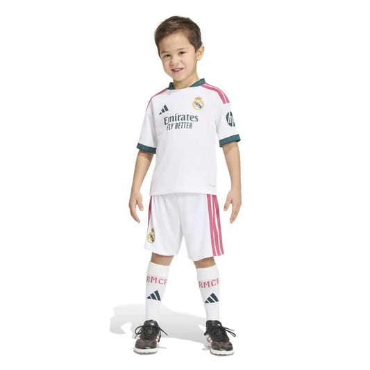 adidas Real Madrid 26/27 Mini home short sleeve Junior Set