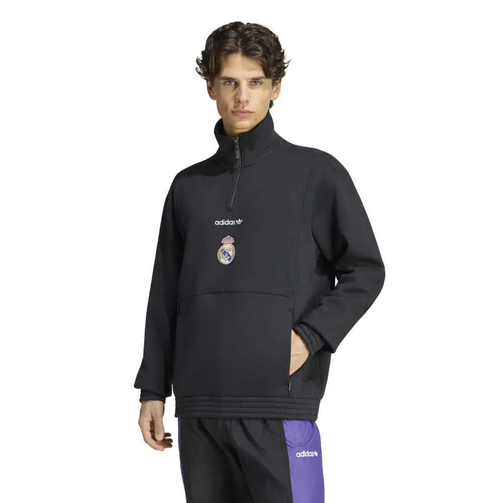adidas Real Madrid EQT half zip sweatshirt