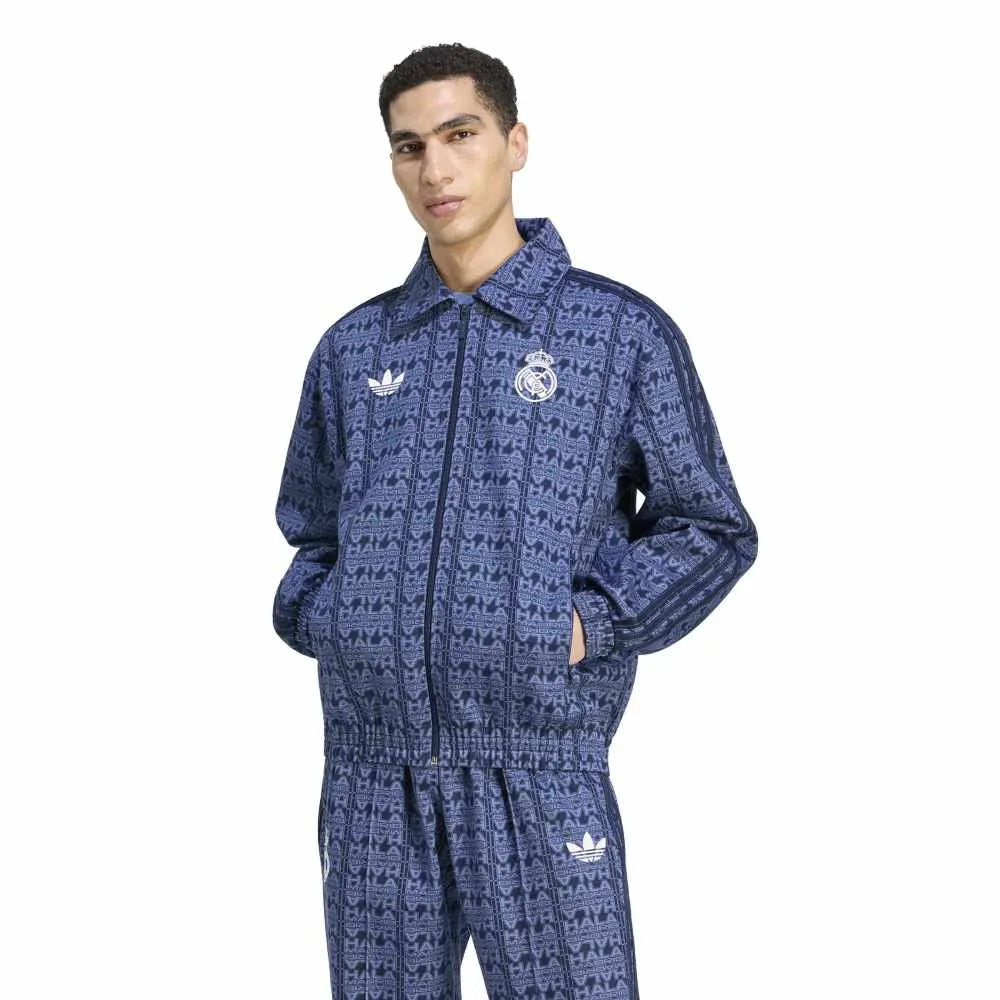 adidas Real Madrid Lifestyle full zip sweatshirt