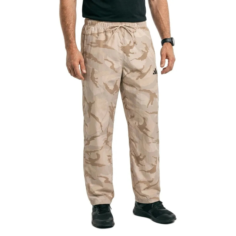 adidas Seasonal Essentials Camo Woven Parachute tracksuit pants