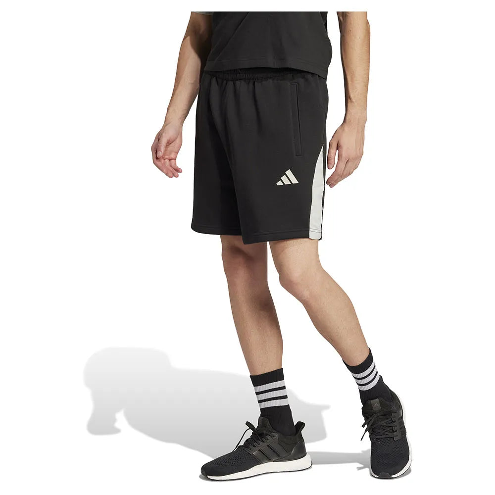 adidas Seasonal Essentials Colorblock sweat shorts