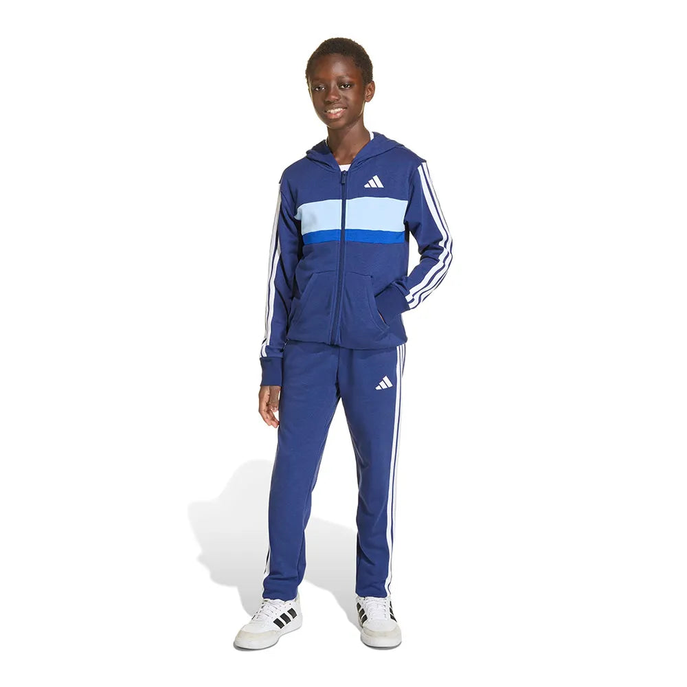 adidas Seasonal Essentials Tiberio 3 Stripes French Terry tracksuit