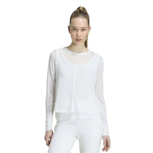 adidas Soft Lux Sheer long sleeve T-shirt