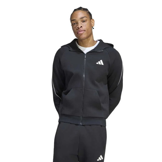 adidas Stadium Small Logo full zip sweatshirt