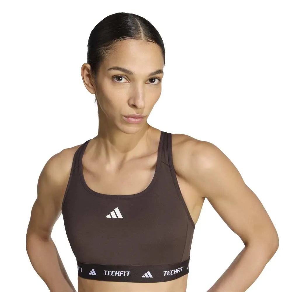 adidas Techfit Medium Impact Sports Bra