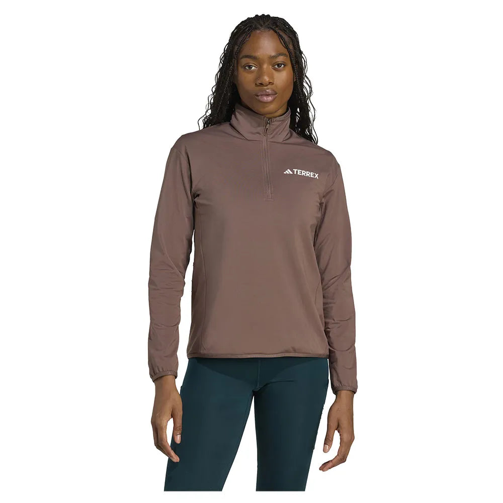 adidas Terrex Multi Climawarm Tech half zip fleece