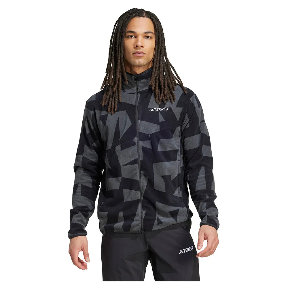 adidas Terrex Multi Printed full zip fleece