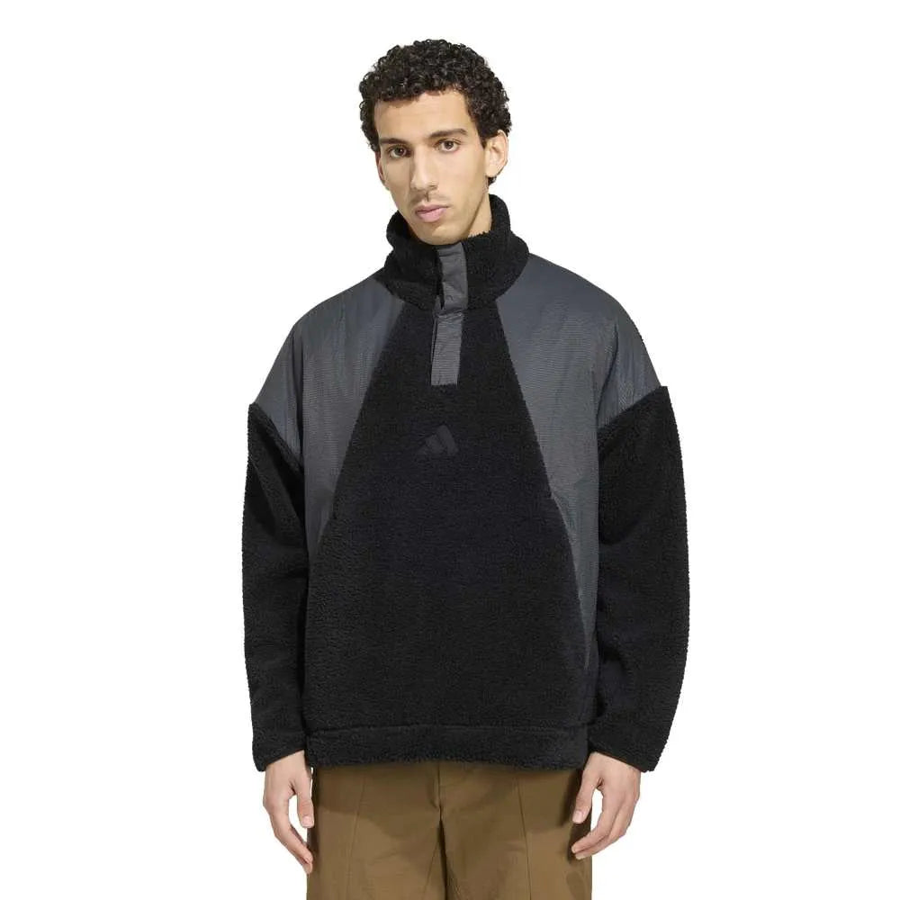 adidas Terrex Xploric Climawarm High Pile Snap half zip fleece