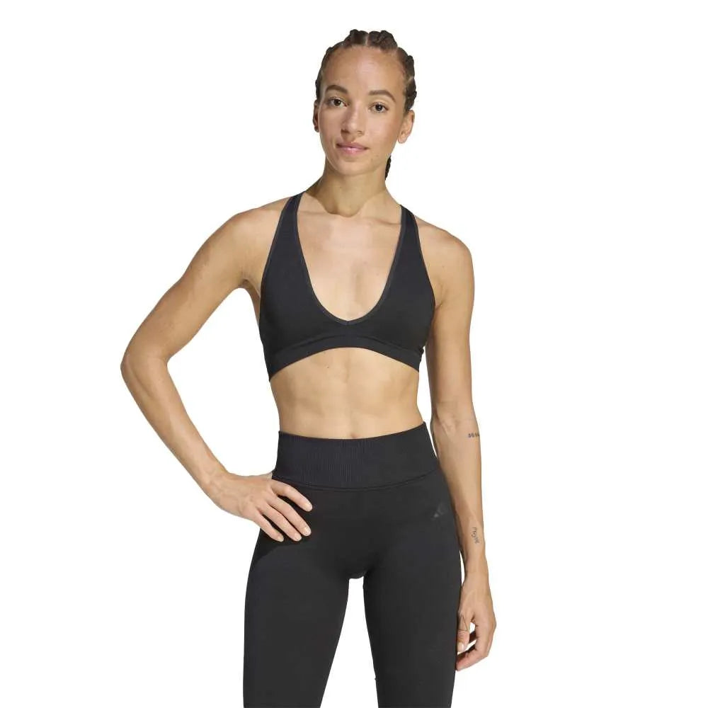 adidas Workout Essentials Knit Low Impact Sports Bra