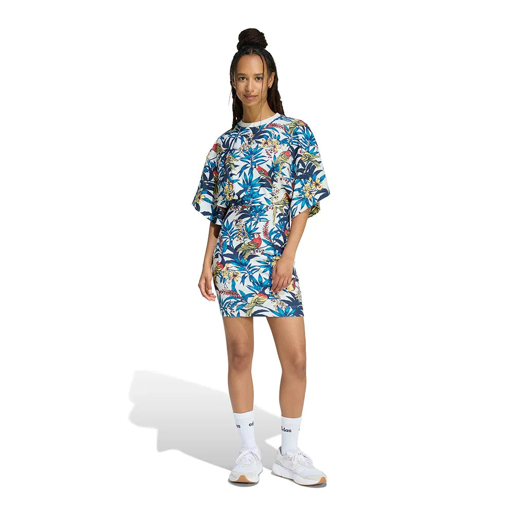 adidas X Farm Rio short sleeve short dress