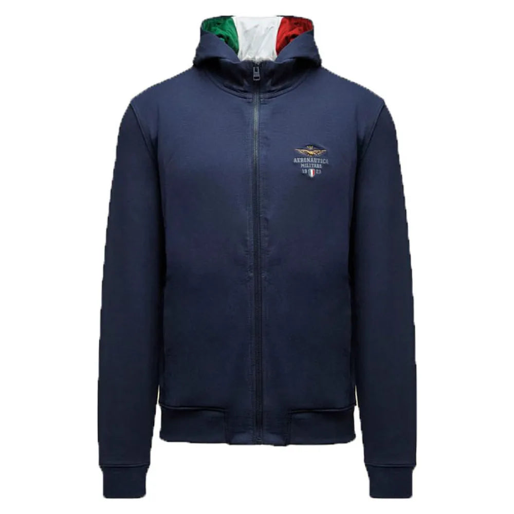 Aeronautica militare 261FE2097UF00674 full zip sweatshirt