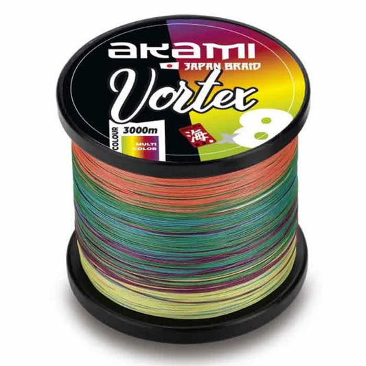 Akami Vortex 8X braided line 3000 m
