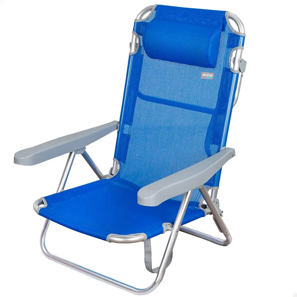 Aktive Folding Chair 5 Positions With Cushion 60x47x83 cm