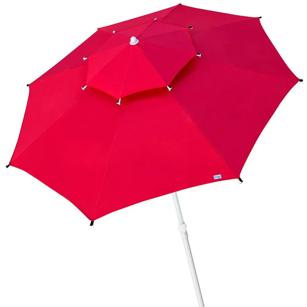 Aktive Octagonal Parasol Metal Pole With Double Roof and UV30 Protection 280 cm