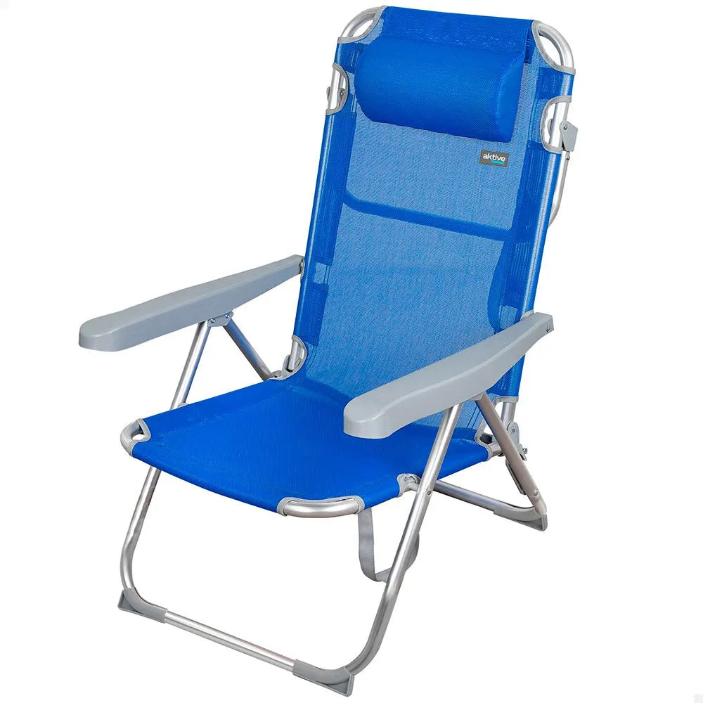 Aktive Textile High Beach Chair 62x60x90 cm