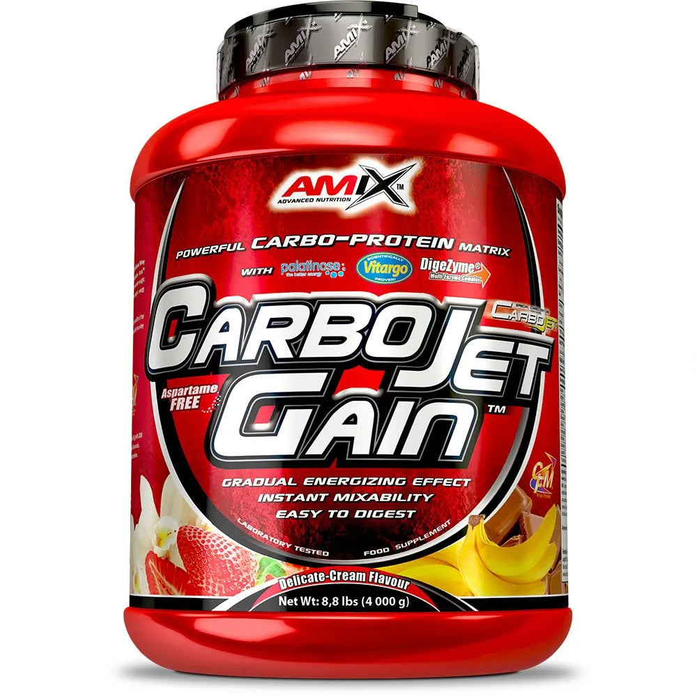 Amix CarboJet Gain carbohydrate powder drink strawberry 4kg