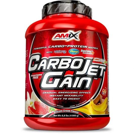 Amix CarboJet Gain carbohydrate powder drink strawberry 4kg