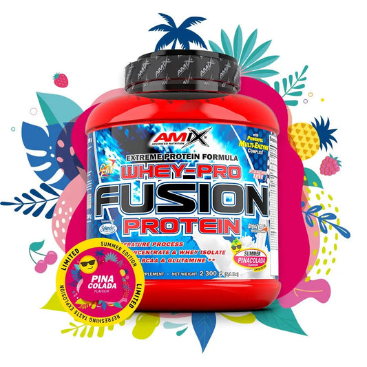 Amix Fusion isolate whey protein piña colada 1000g