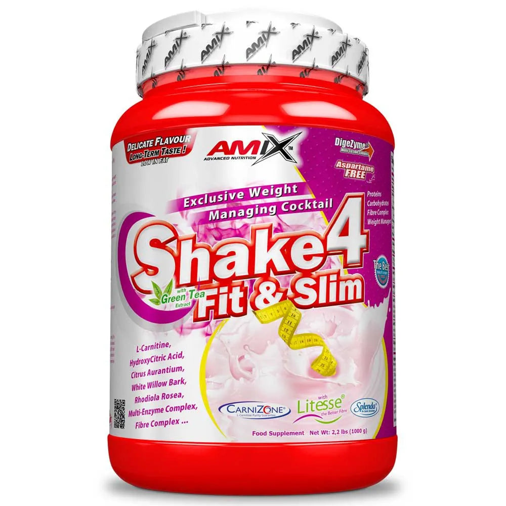 Amix Shake 4 Fit & Slim weight managing strawberry 1kg