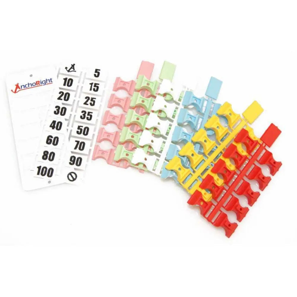 Anchoright 6 colours/30 markers+6 position guide plate chain marker 6 mm