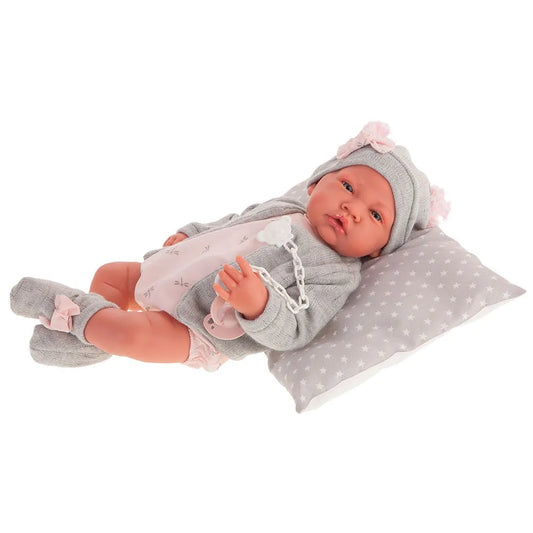 Antonio Juan Froad Doll Gray Cushion 42 cm