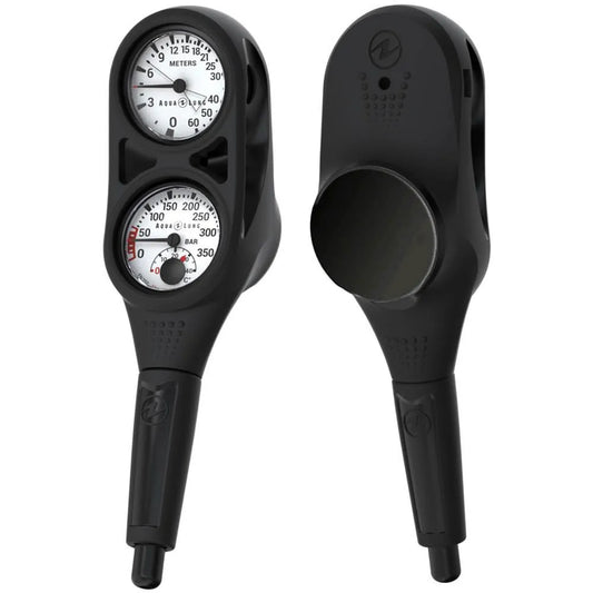 Aqualung 2 Elemments Depth/Pressure Gauge Console