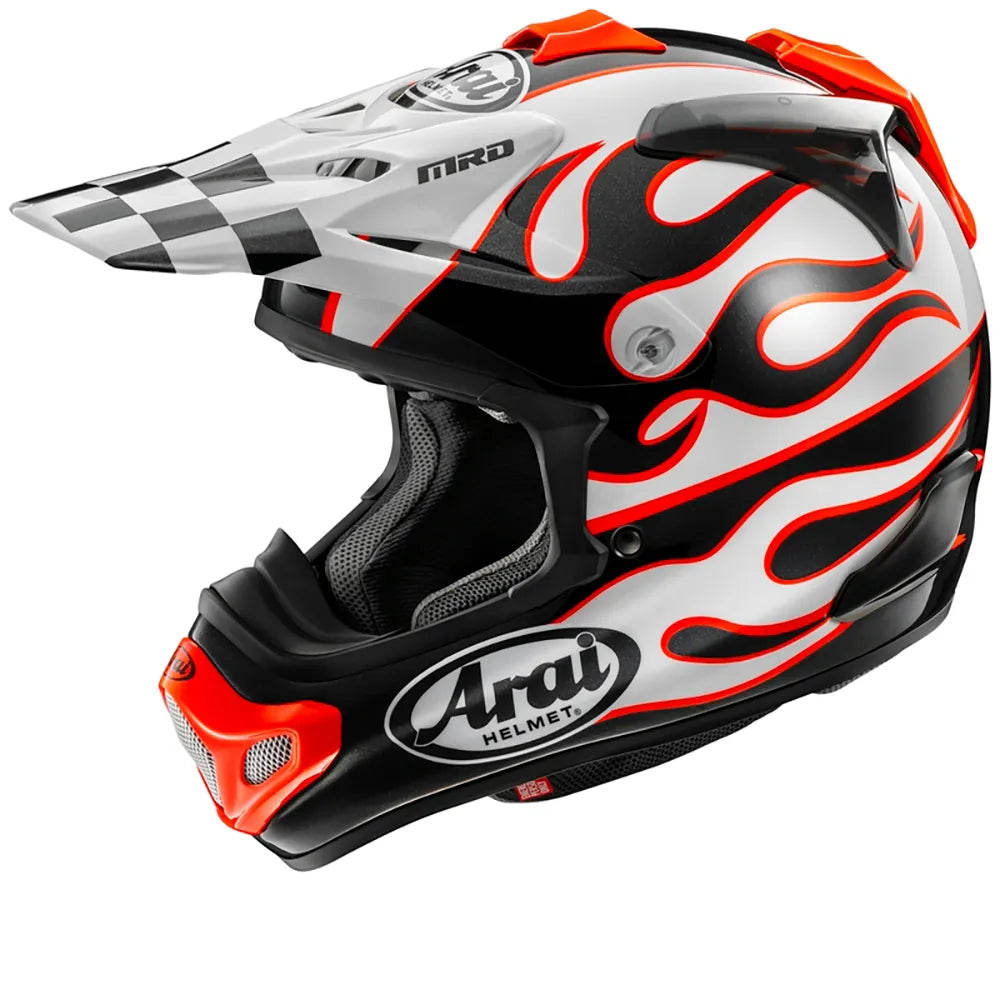 Arai MX-V Evo Flame off-road helmet