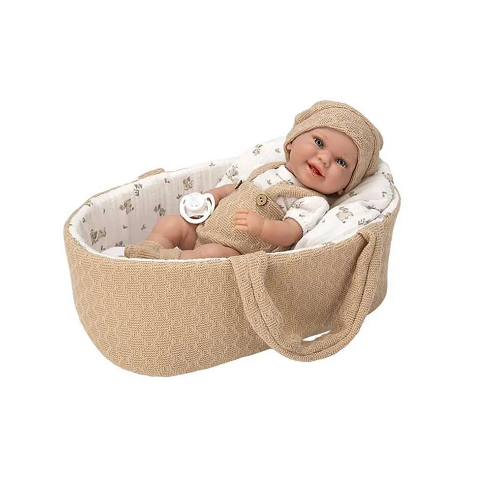 Arias Elegance With Carrycot Baby boy Doll 33 cm