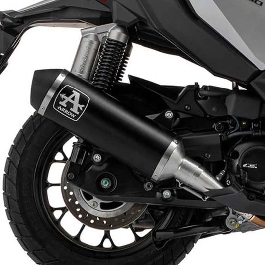 Arrow Urban Aluminium Dark With Dark End Cap Honda ADV 350 ´22 Homologated Muffler