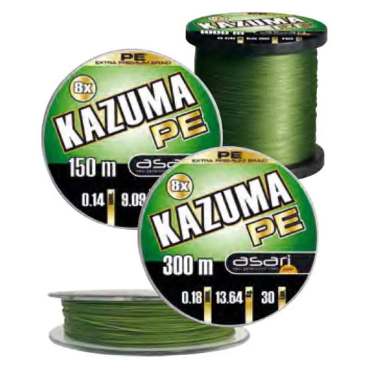 Asari Kazuma 8X PE braided line 1000 m