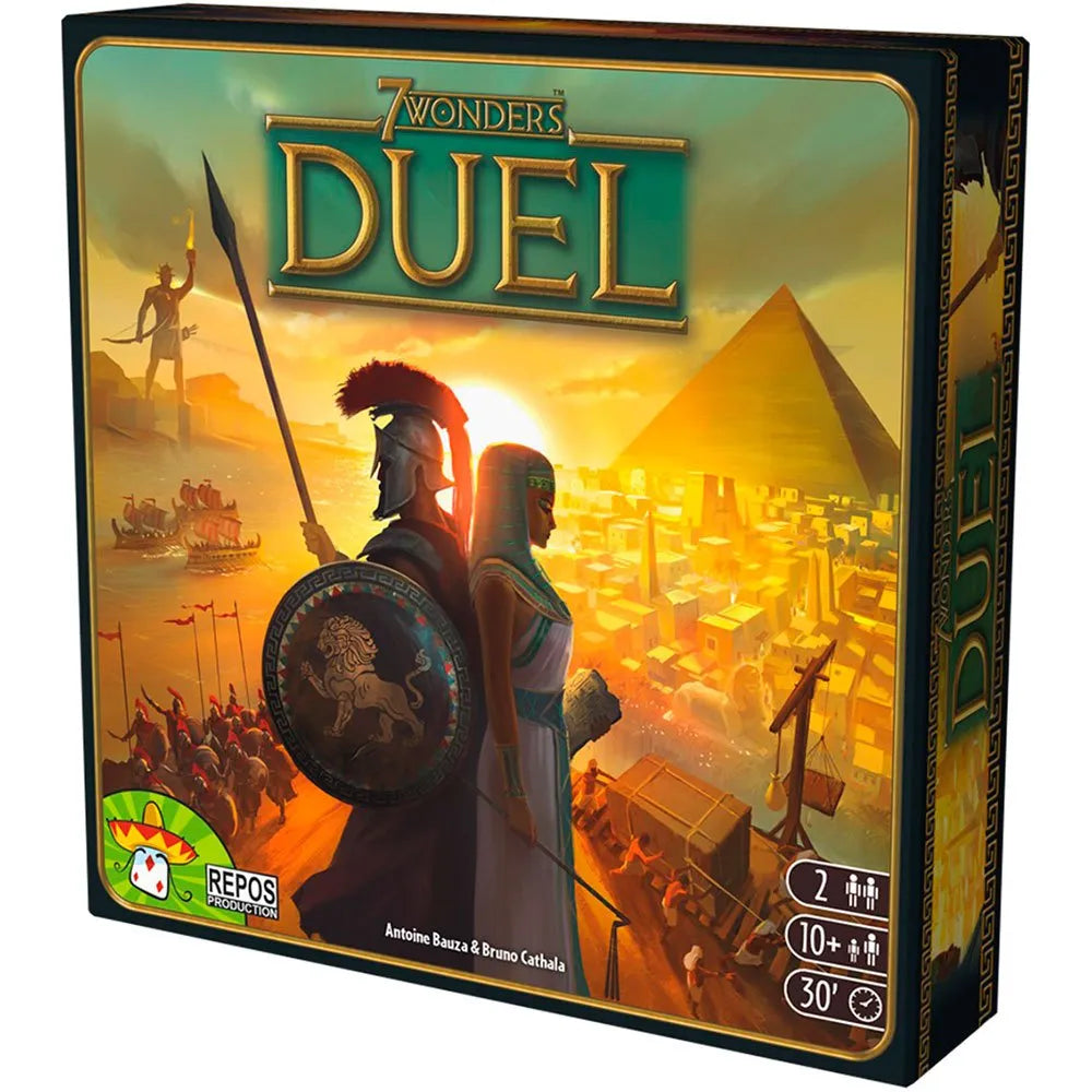 Asmodee 7 Wonders Duel board game spanish