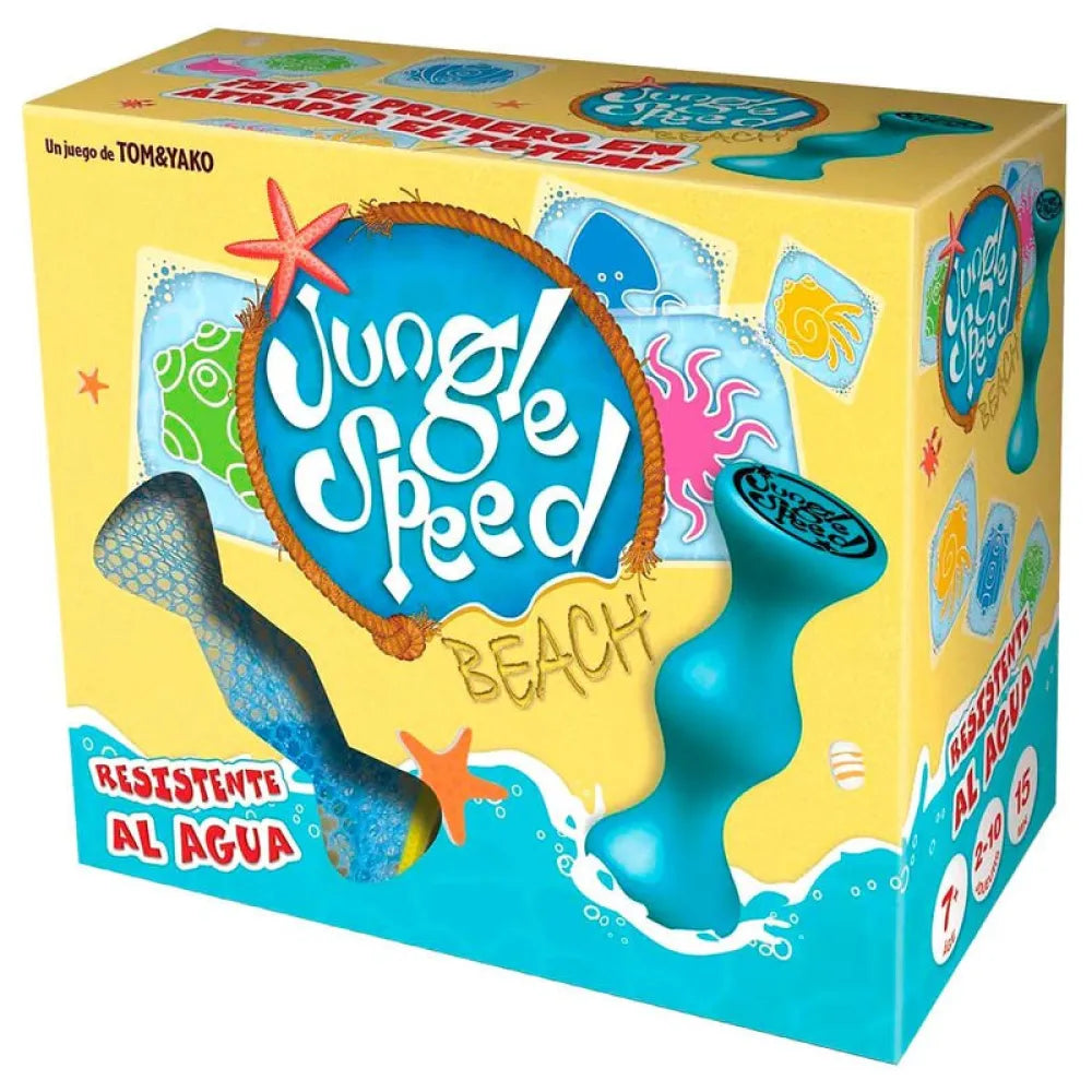 Asmodee Jungle Speed Beach board game spanish