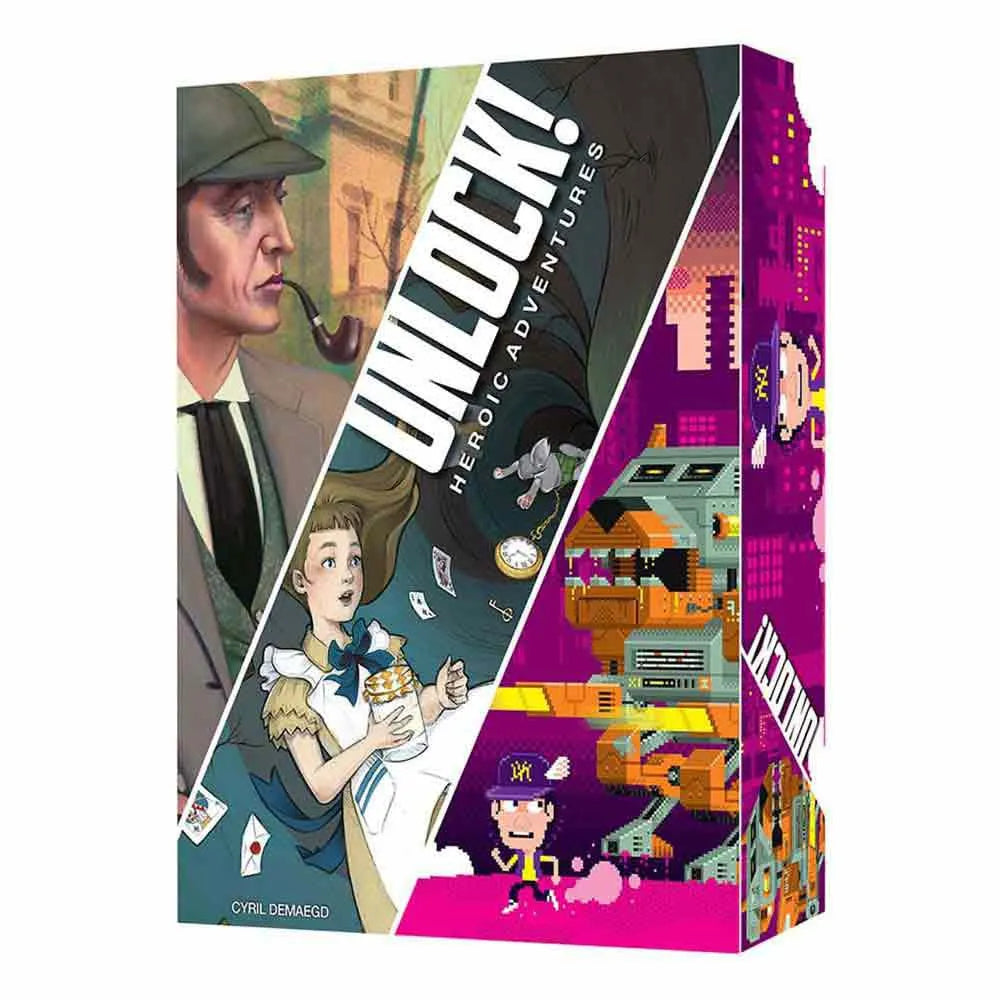 Asmodee Unlock! Heroic Adventures board game spanish