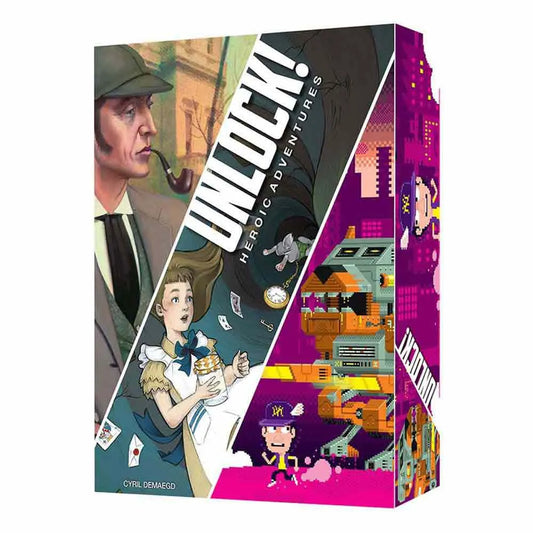 Asmodee Unlock! Heroic Adventures board game spanish
