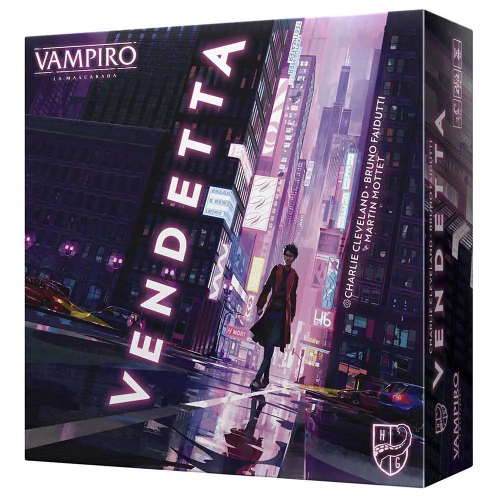 Asmodee Vampiro La Mascarada Vendetta board game Spanish Version