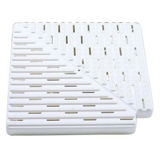 Astralpool 22382 90º h22mm L340mm L1_335mm Corner plastic tiles for overflow channel