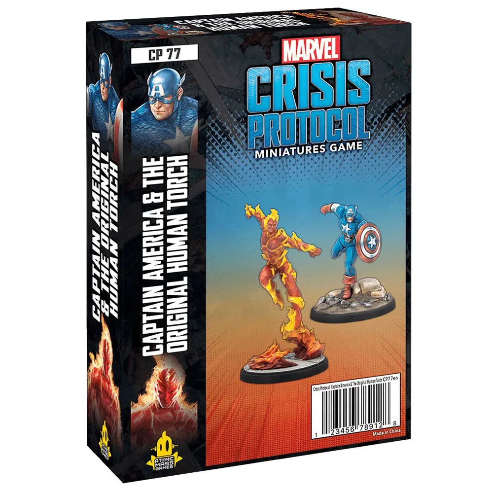 Atomic mass games Captain America Human Torch Mcp: & The Original Figure