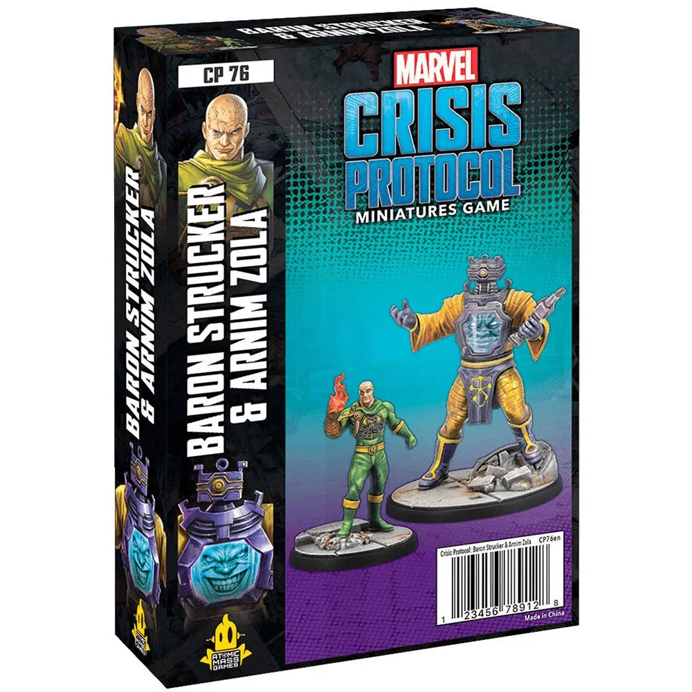 Atomic mass games Mcp: Baron Strucker & Arnim Zola () Figure english
