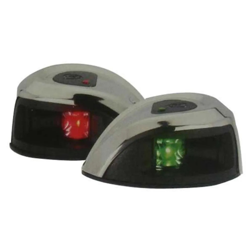 Attwood stainless steel LightArmor 2Nm Deck Mount Navigation Oval Sidelight