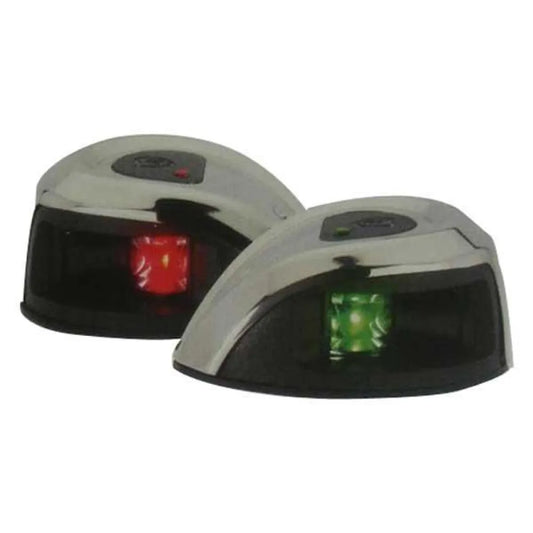 Attwood stainless steel LightArmor 2Nm Deck Mount Navigation Oval Sidelight