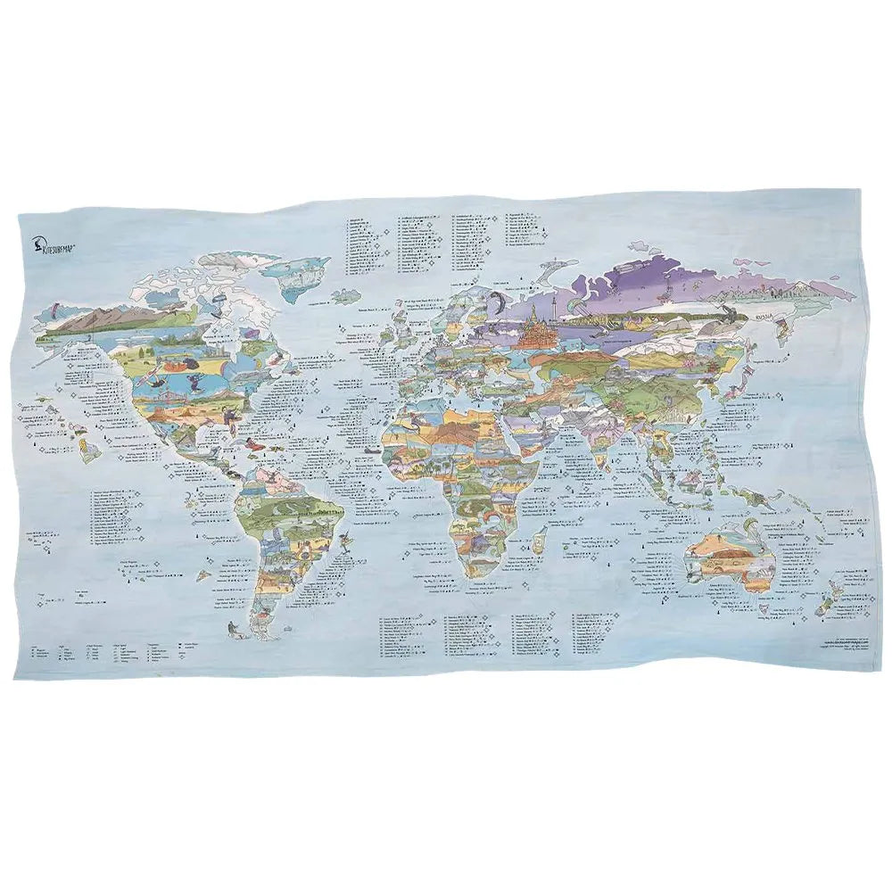 Awesome maps Kitesurf Map Best ing Spots In The World towel