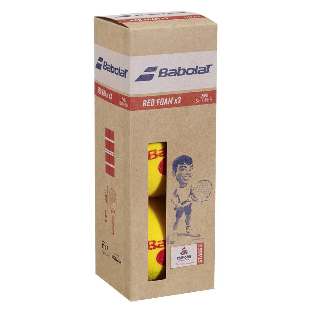Babolat Red foam Tennis Balls Box refurbished